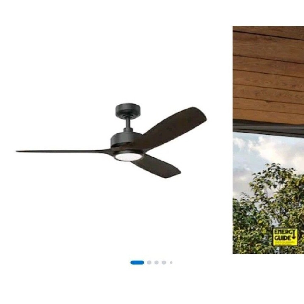 Altitude Boca 11 52' Smart Indoor/Outdoor Fan Dark Brown With Remote